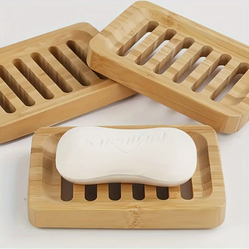 Bamboo Cutlery - Bambusowa tacka na mydło, drewniana, zapobiegająca
