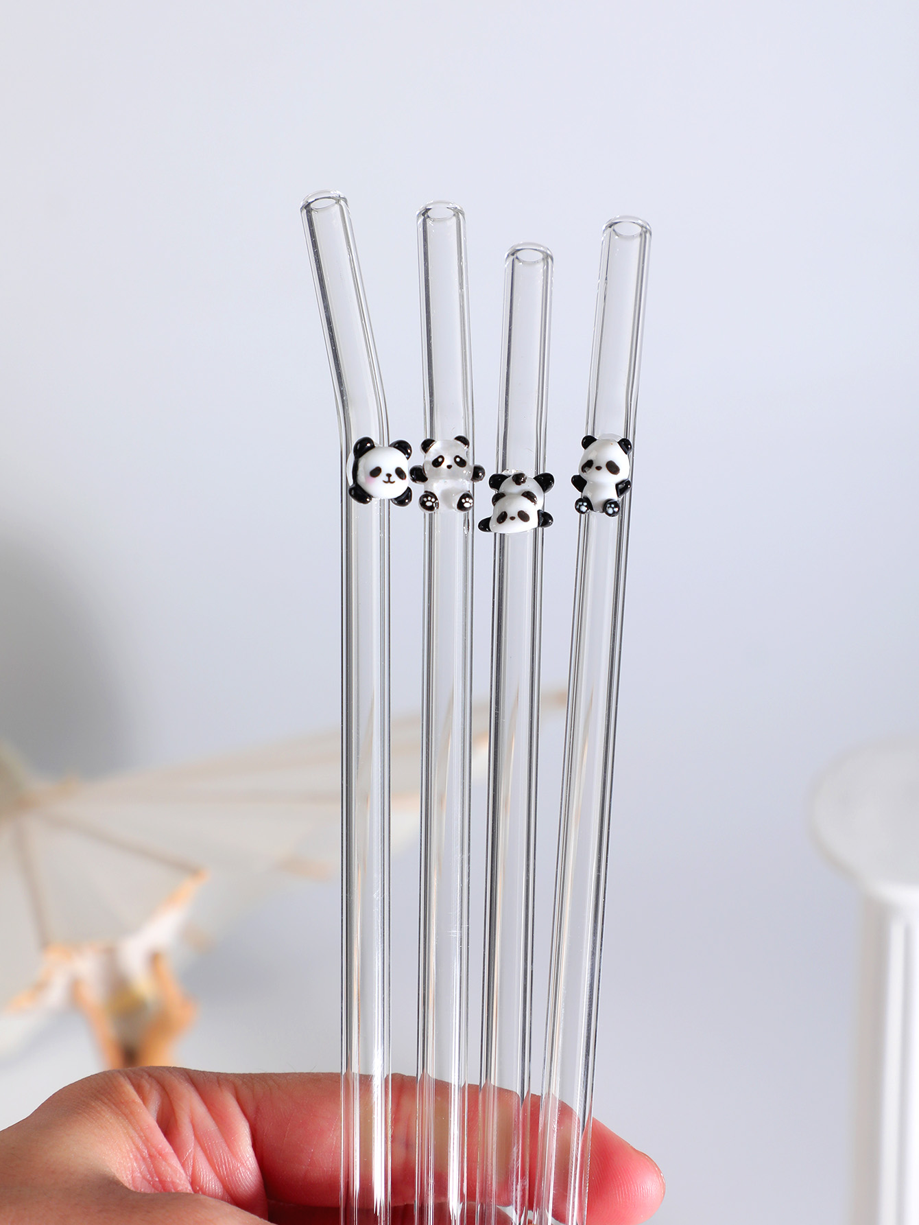4/7 szt. Słomki szklane wielok – Reusable Straw recenzja i cena