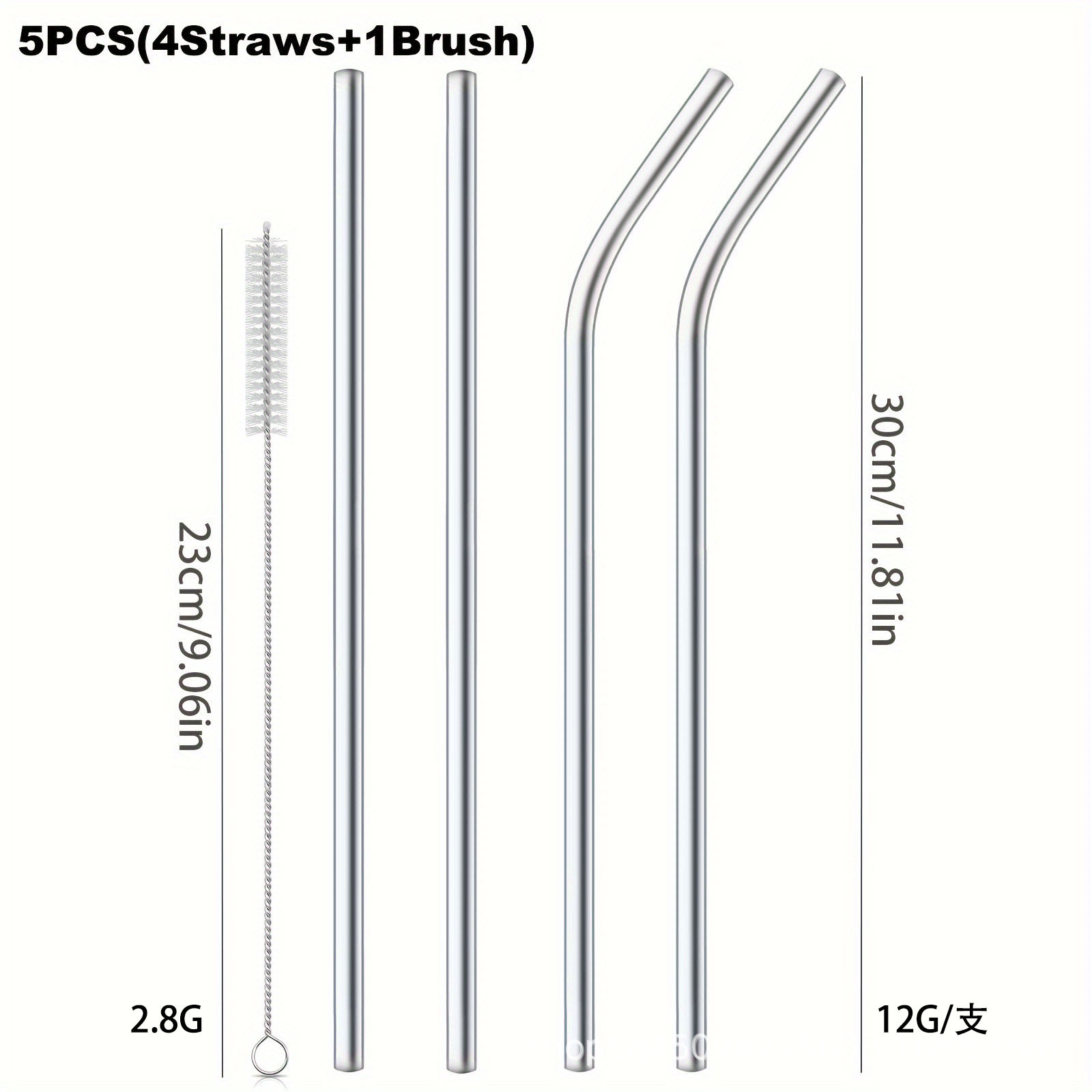 30cm słomki wielokrotnego użyt – Reusable Straw recenzja i cena