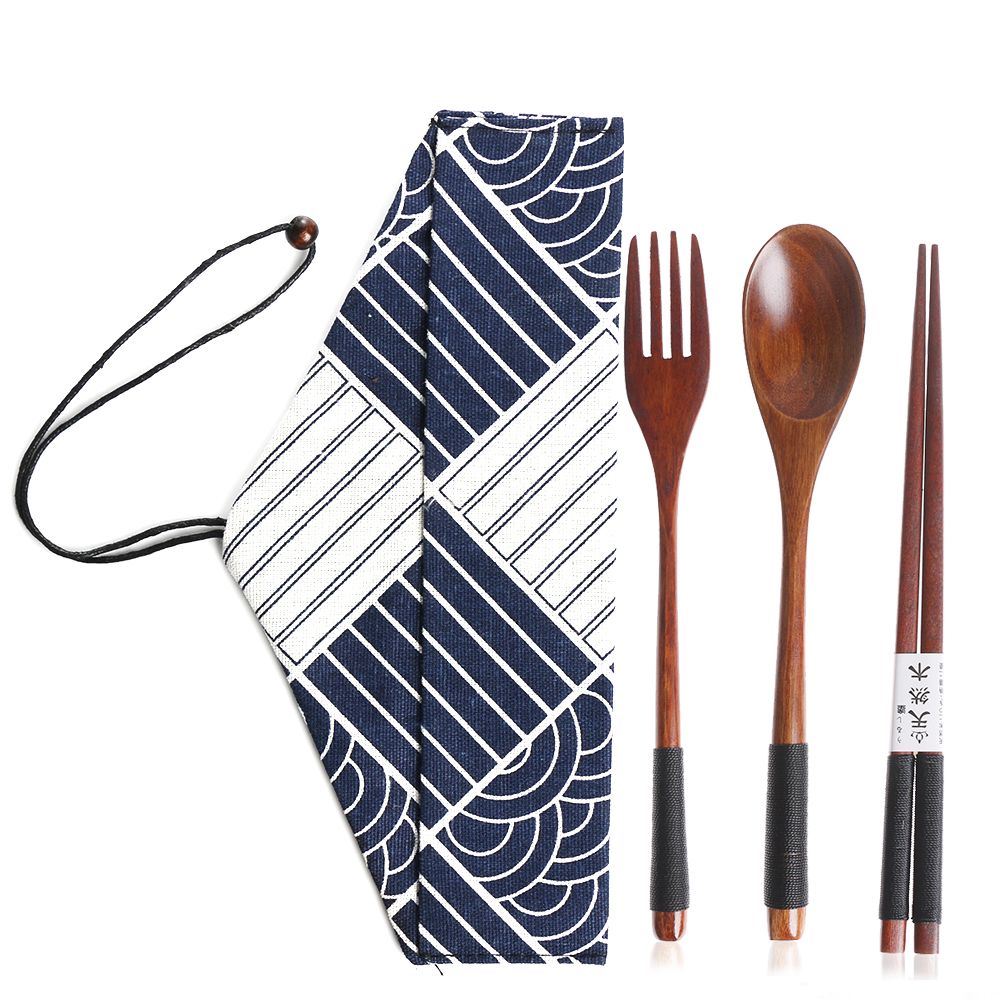 Styl japoński zestaw sztućców  – Bamboo Cutlery recenzja i cena