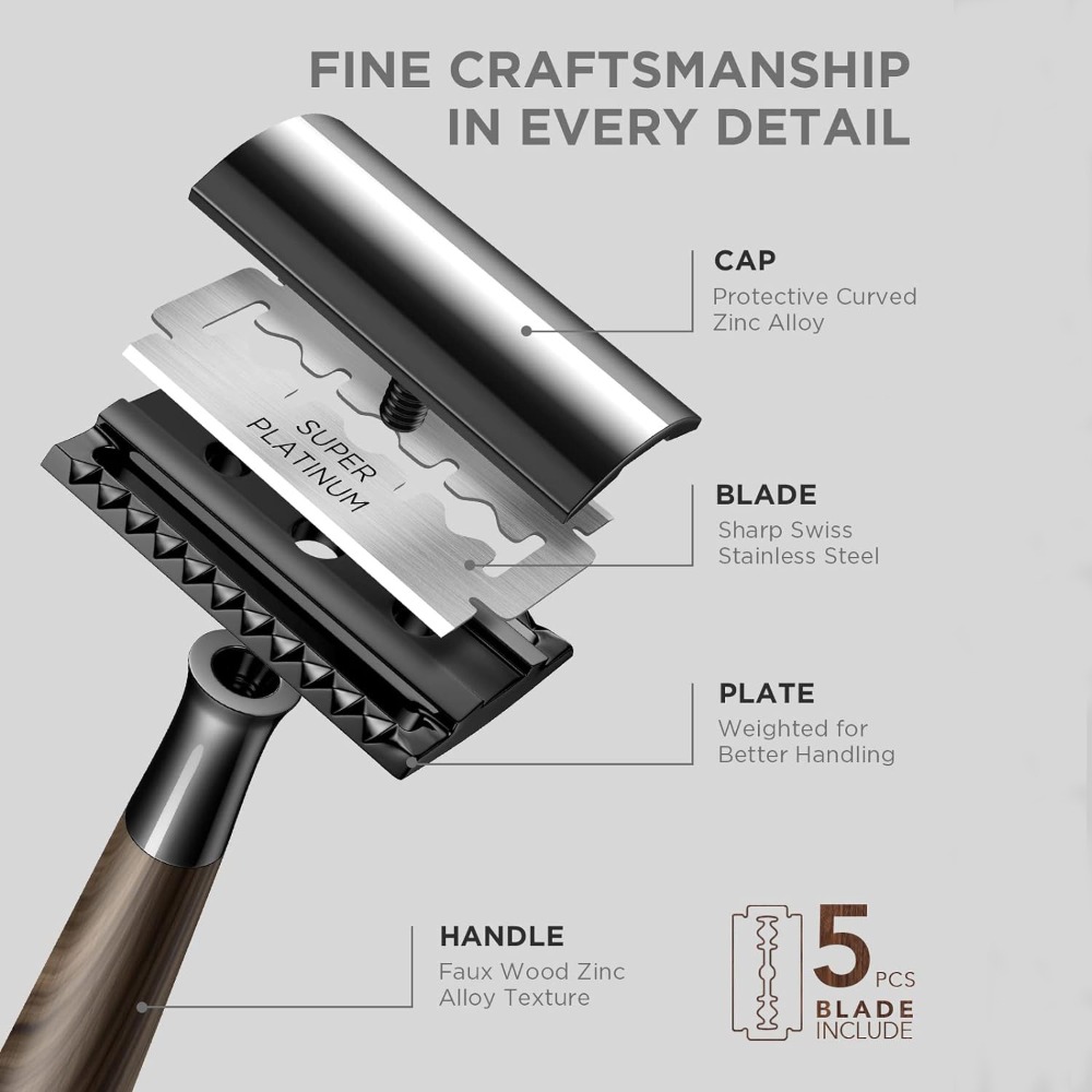 Profesjonalna maszynka do gole – Safety Razor Handle recenzja i cena